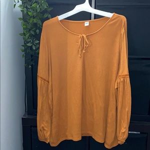 🍁 OLD NAVY Mustard Blouse 🍁